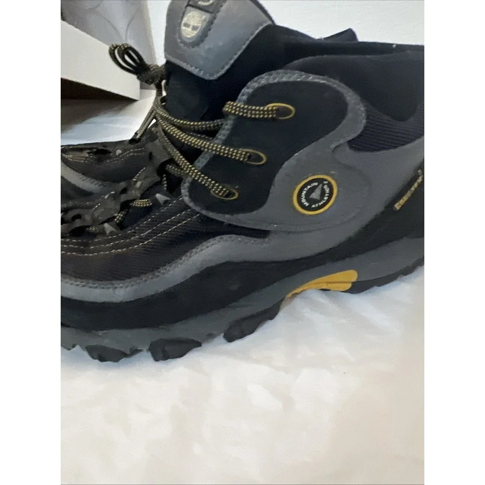 TIMBERLAND Mens Trail Hiking Boot 10.5  Black Gray Gore Tex Ankle 11104 5226